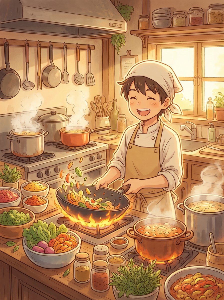 探花动漫-美食动漫教程